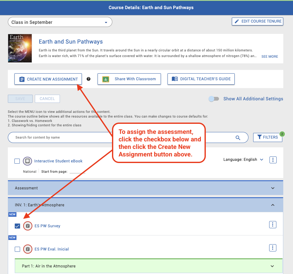 Assignments Creation and Management Quick Reference
